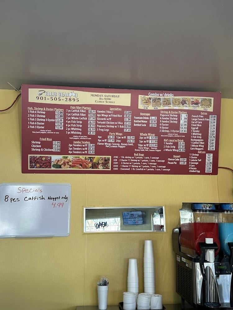 Ellis Seafood Menu image 2