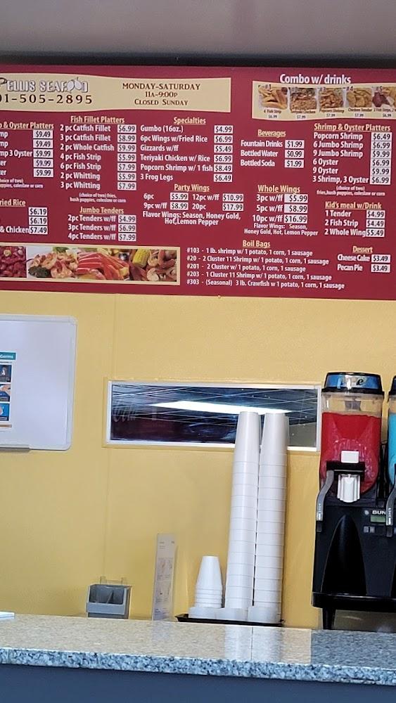 Ellis Seafood Menu image 3